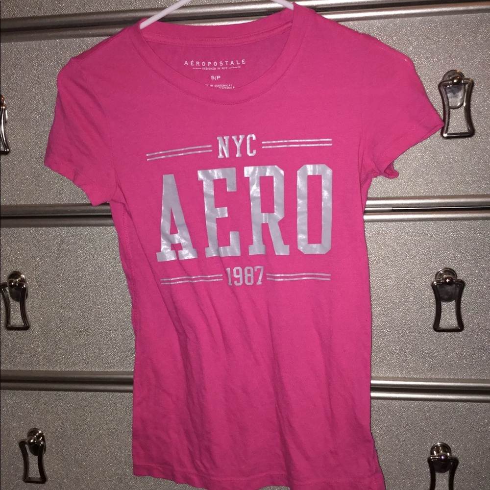 Three Aeropostale shirts